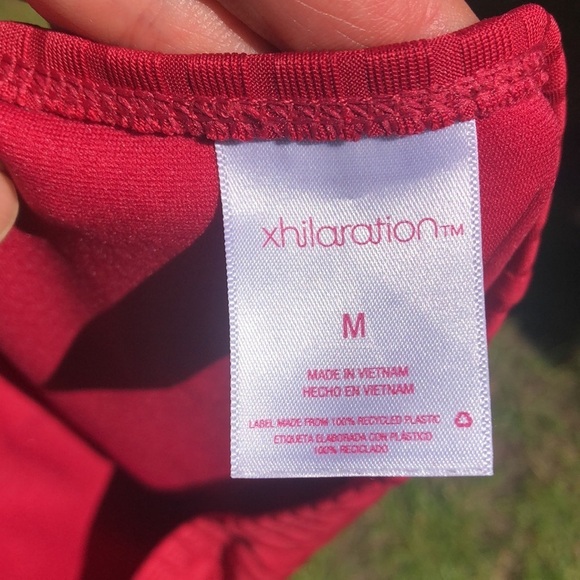 Xhiliration 2 piece high waisted 1960s bathing suit style - Picture 12 of 13